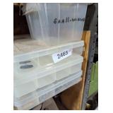 Small Plastic Organizers w/ A Few Contents