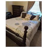 (4) Pc. Bedroom Suite Includes Bedding Queen Size