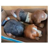 (2) Beagle Dog Figurines