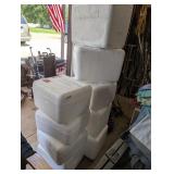 (9) Styrofoam Coolers (empty)