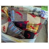 Wool Crazy Patch Quilt