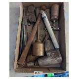 Oiler, Pipe Wrench, Crowbar & Other