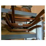 (2) Wooden Folding Chairs