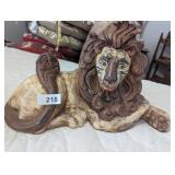 Ceramic Lion Figurine