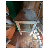 Small Wooden Side Table -**