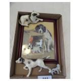 Dog Figurines Ceramic & Dog Wall Art