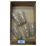 (5) Anchor Hocking Drinking Glasses
