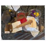 Glass Bowl, Glass Pitcher, Glass Vase, +