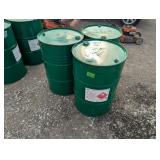 (3) 55 gal. Metal Barrels