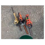 (3) Hedge Trimmers - (2) Black & Decker