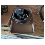SMall Cast Iron Kettle w/ Breakers & Other