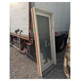 Full Glass Prehung Exterior Door - ~34"