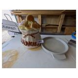 Cookie Jar [Approx. 10" T] & Other