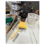 Scouring Pads, Wire Brush, Paint Brush, +