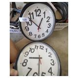 (2) Battery Op Clocks