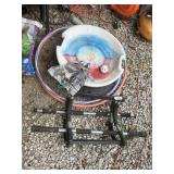 floor puzzle mat & sleds & other
