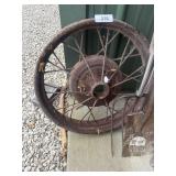 Vintage wire spoke wheel
