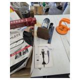 Windshield Shade, Hinges, Bottle Jack &