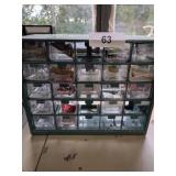Plastic Organizer w/ Contents