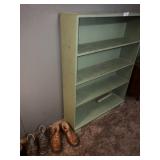 wooden book shelf