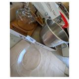 Cheese Board w/ Glass Dome, Copper Grill Mat,