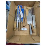 Old Hickory Knife, Chicago Cutlery Meat Cleaver &