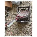 tennis rackets