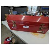 Metal Toolbox w/ Some Contents
