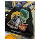 Tote w/ Lid + Baskets & Home Decor