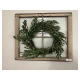 Wood frame window Decor -**