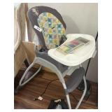 high-chair & breast pump & Bathtub table