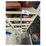 Plastic & Metal Hardware Store Organizer w/