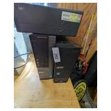 Acer & Dell Computer Tower