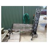 park bench & home dec