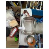 Tape, Air Mattress Pump, Tags, Light & Other