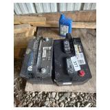 (2) used Auto batteries