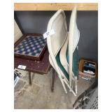(3) Folding Shop Chairs