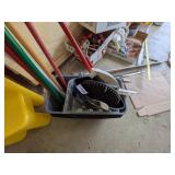 Window Cleaning Bucket w/ Brooms & Mop & Other