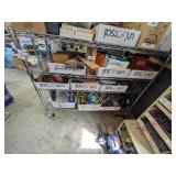 Metal Rolling Shelf [no contents]