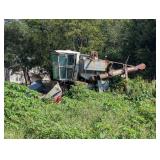 Allis Chalmers Gleaner Combine w/ Bean Head