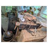 5-1/2" Bench Vise & A Smaller Vise Bench