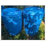 (2) 55 Gallon Barrels