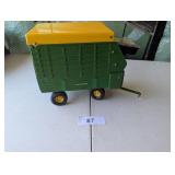 John Deere Metal Frame Plastic Top Trailer