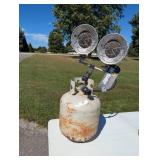 Propane Tank w/ Mr. Heater Heater