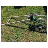 Haus Double Wheel Hoe -Push Cultivator/Plow