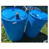 (2) 55 Gallon Barrels