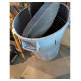 Trashcan w/ Air Hose, Mixer & Electrical Cord