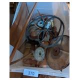 Tote w/ Saw Blades, Soldering Wire & Other