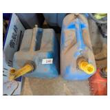 (2) Blue Kerosene Gas Cans