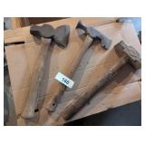 (2) Hatchets & Small Sledge Hammer